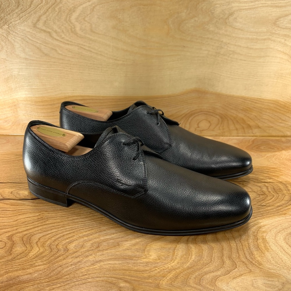 NEW Salvatore Ferragamo Fortunato Black Men’s 8 3E